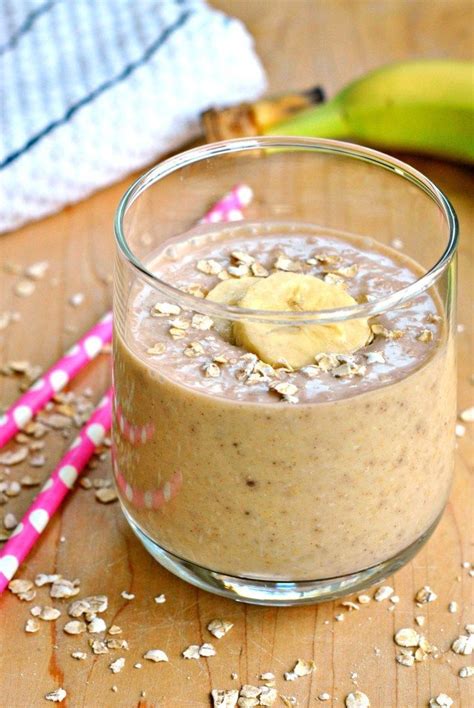 Peanut Butter Banana Oatmeal Smoothie Banana Oatmeal Smoothie