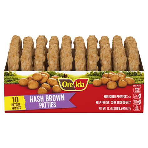 Diced Hash Brown Frozen Potatoes Ore Ida Products Heinz