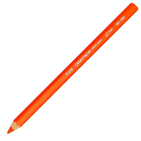 Карандаш Caran d’Ache Maxi Fluo, грифель 4.5мм Оранжевый - купить в ...