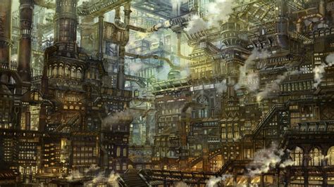 Steampunk City Wallpapers - Wallpaper Cave