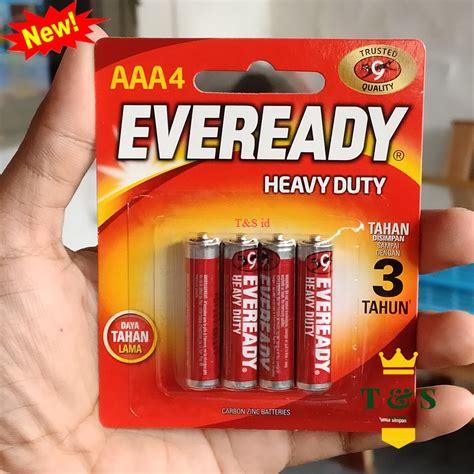 Jual Baterai Eveready A A Heavy Duty A Aaa A Aa Asli Isi Tahan