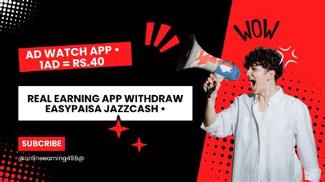 Ad Watch App 1Ad Rs 40 Real Earning App Withdraw Easypaisa