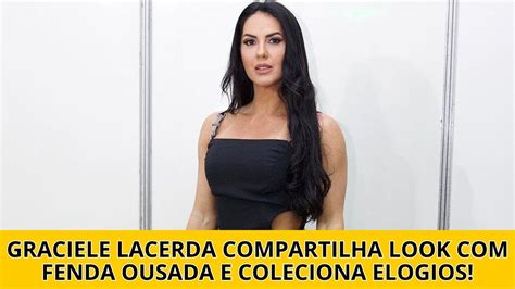 Graciele Lacerda Compartilha Look Fenda Ousada E Coleciona Elogios