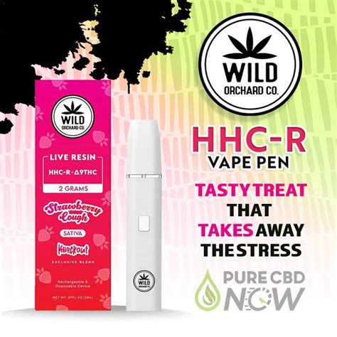 Wild Orchard Knockout Hhc R Live Resin Vape Pens 2 Gram Tenvape