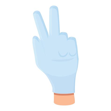 Medicine Medical Gloves Icon Cartoon Style Vector Art At Vecteezy