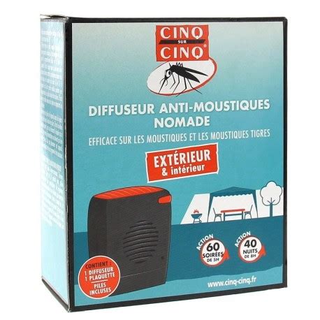 Cinq Sur Cinq Diffuseur Anti Moustiques Nomade