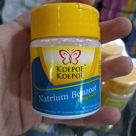 Jual Natrium Benzoat Pengawet Makanan Koepoe Koepoe 33gr Shopee Indonesia