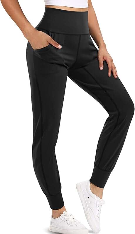 Womens Black Joggers