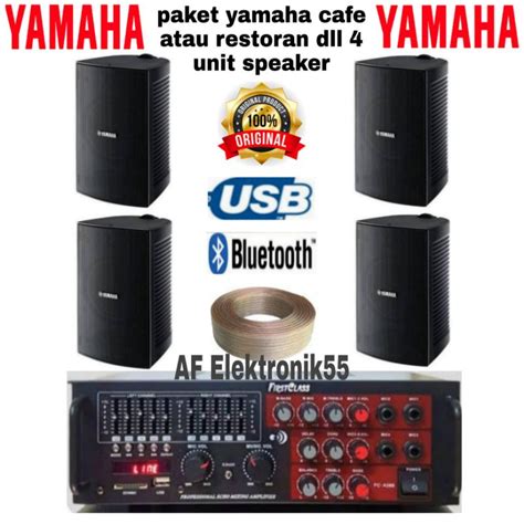 Jual Paket Sound System Yamaha Unit Speaker Untuk Di Cafe Atau