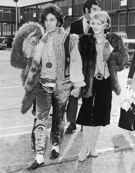 British Fashion Model Twiggy And Her Partner And Manager Justin De