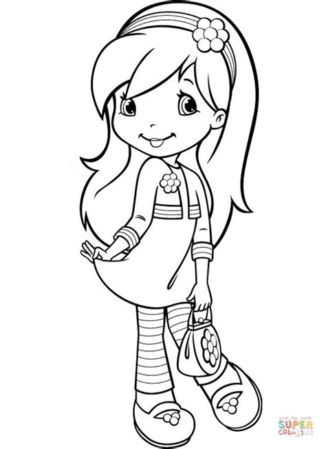 Strawberry Shortcake Ballerina Coloring Pages Strawberry Shortcake