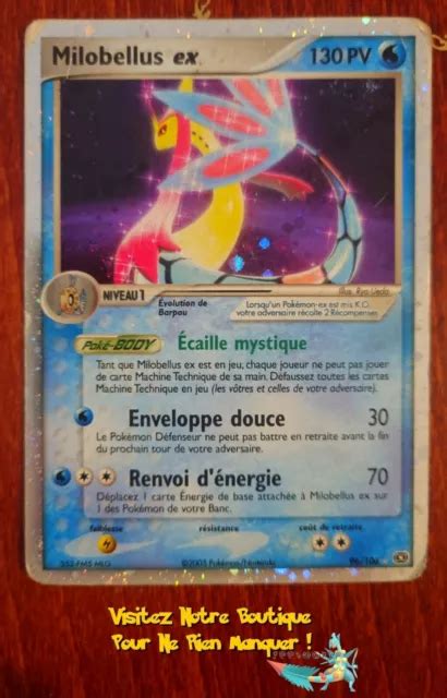 Carte Pokemon Milobellus Ex Pv Holographique Francaise Set