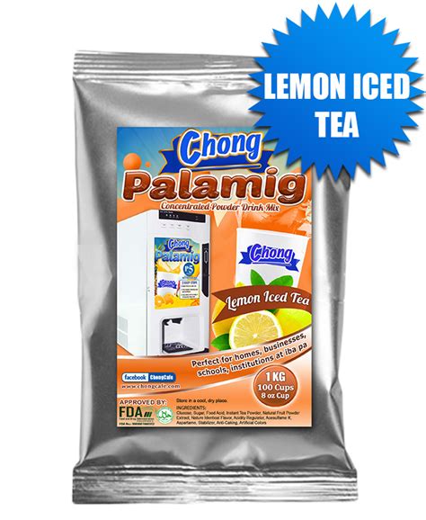 Chong Palamig Lemon Iced Tea Kg Pack Chong Cafe