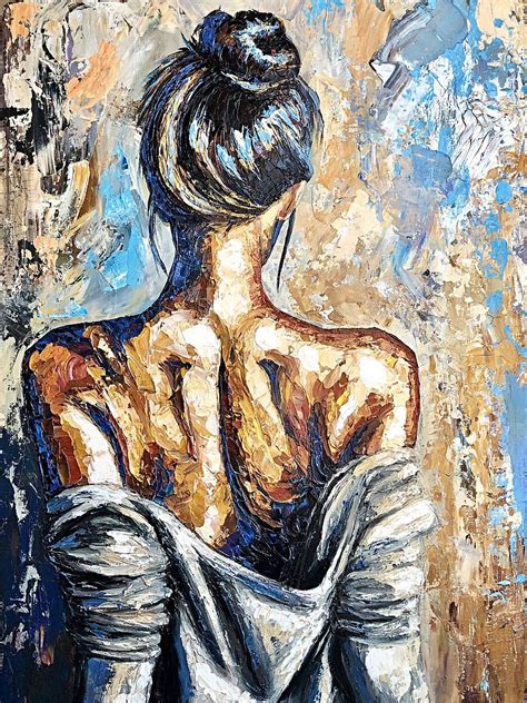 Brynn 36x48 Art Painting Abstract Art Painting Portrait Art