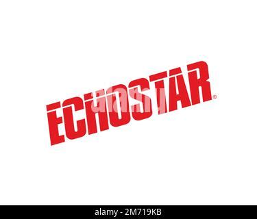 EchoStar, Logo, White background Stock Photo - Alamy