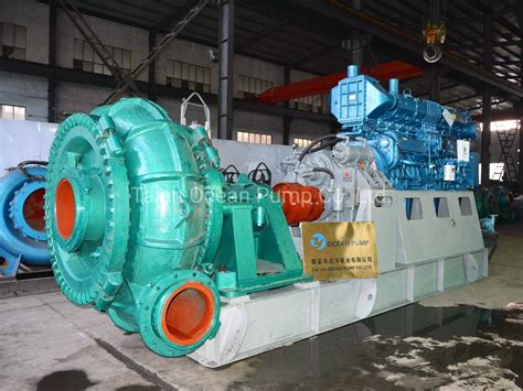 Wear Resistant Mineral Sand Dredge Pump High Flow Sand Pump For Dredger