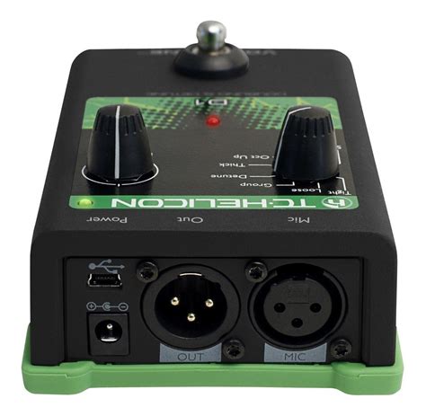 Tc Helicon Voice Tone D1 Pedal De Efecto Para Voz Mercado Libre