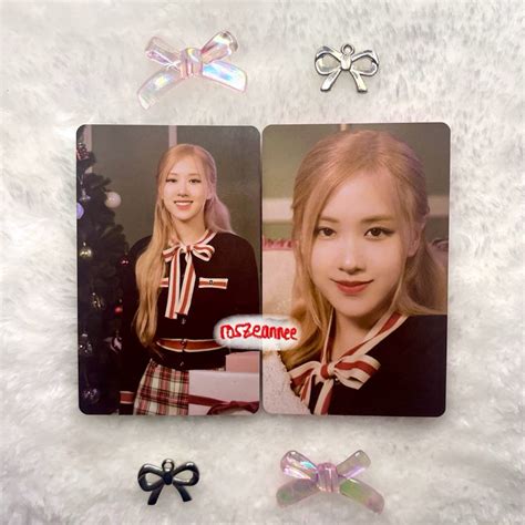 Jual Rose Blackpink Official Photocard BPTG Blackpink The Game