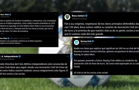 El Comunicado De La Liga Profesional De Fútbol En Contra De Las Sad Y