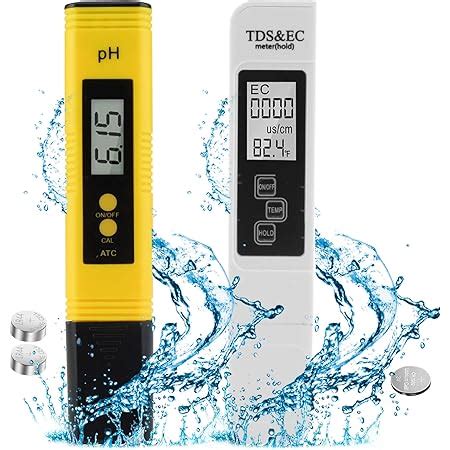 Aideepen Tester Ph Tds Ec Temp In Set Misuratore Digitale Della