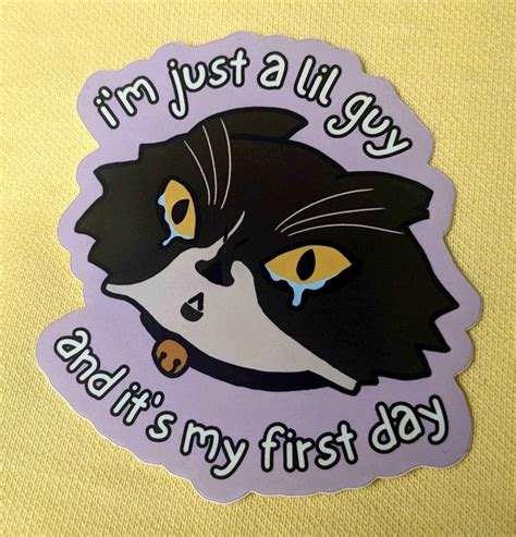 Just A Lil Guy Sticker Saph The Something S Ko Fi Shop Ko Fi