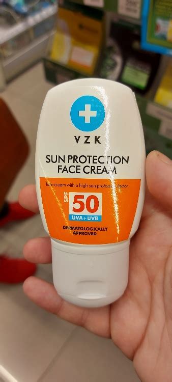 Vzk Sun Protection Face Cream Spf50 50 Ml Inci Beauty