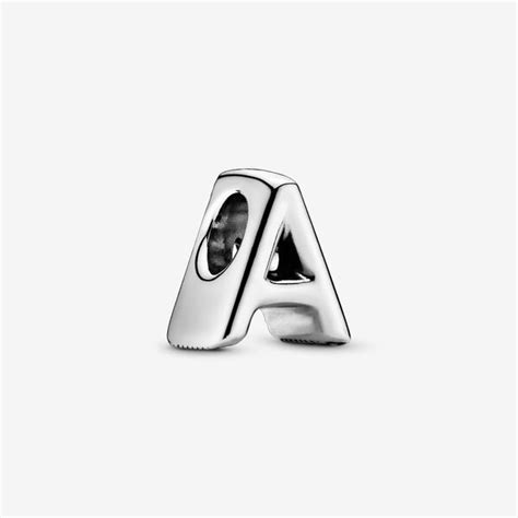 Letter A Alphabet Charm Pandora Armband Charme Pandora Pandora