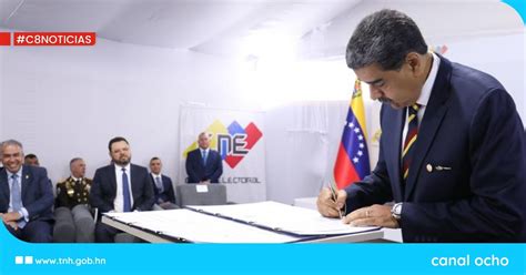 Candidatos De Venezuela Firman Acuerdo De Reconocimiento De Resultados