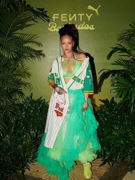 Hot Rihanna Stuns In Sexy Bikini Top For Fenty x Puma Event - Barnorama