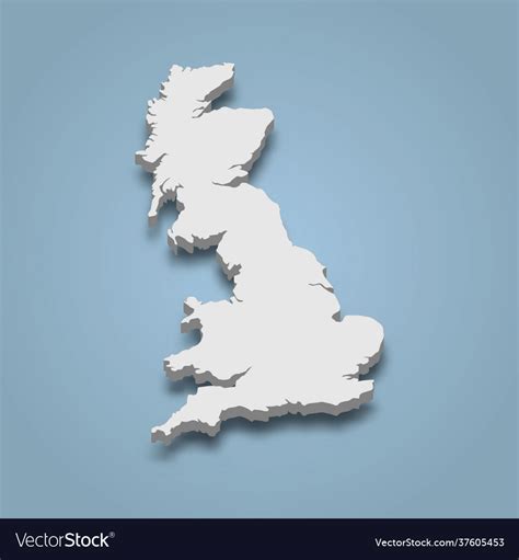 Great Britain Island Map Vanya Jeanelle