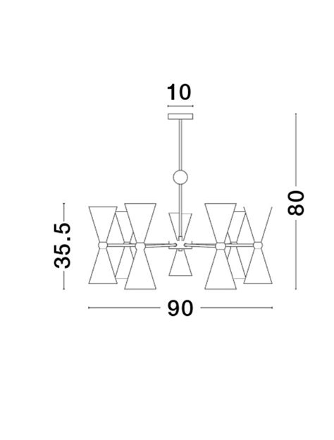 Nova Luce MODERN PENDANT METAL LUMINAIRES GALA Matt Black Gold