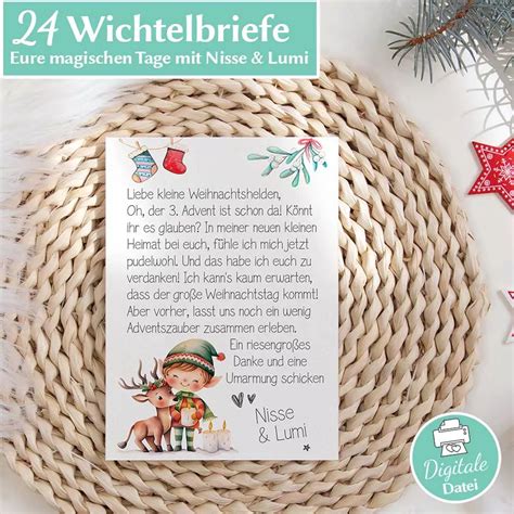 Wichtelbriefe Download ️ Briefe Vom Weihnachtswichtel Für Dein Kind