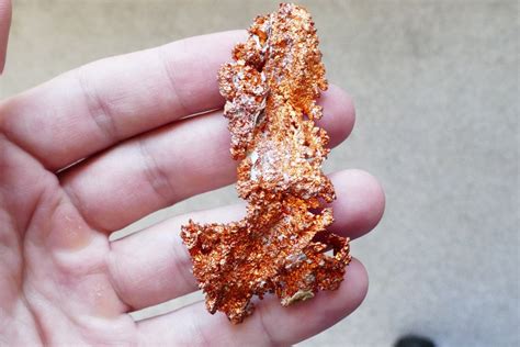 Native Copper Mineral Specimen Natural 24 4 Grams 0 86 Oz Etsy