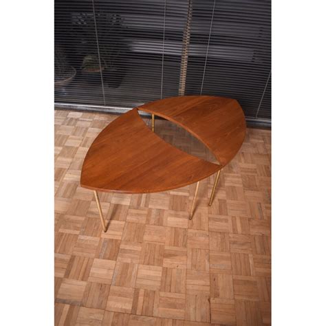 Pair Of Vintage Pinwheel Tables By Peter Hvidt Orla Molgaard