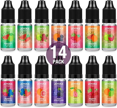 Joyoka E Liquide X Ml Premium Ecig Vape Jus E Liquide E Jus Juteux