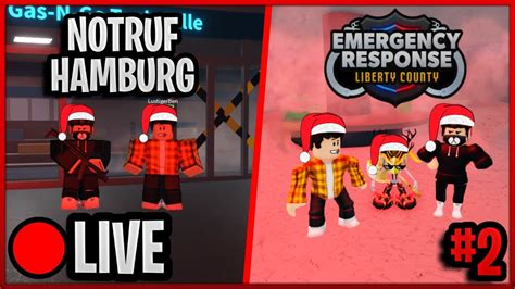 ROBLOX Weihnachts Livestream 2 Notruf Hamburg ER LC Mit