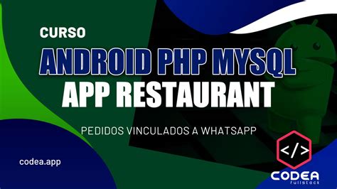 Curso Android Php Y Mysql App Restaurant Con Pedidos Delivery