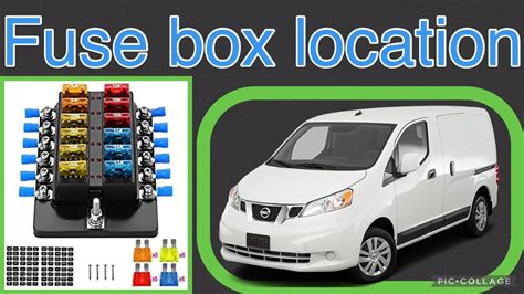 The Fuse Box Location On A 2016 Nissan Nv200 Youtube