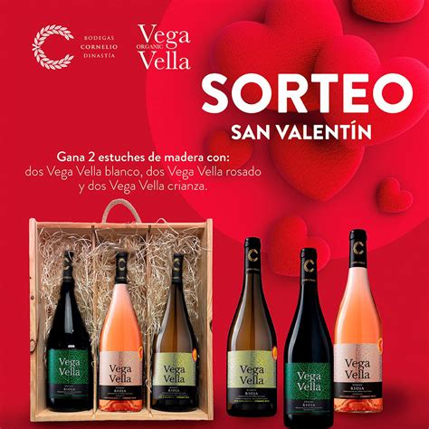 SORTEO PACK 6 VEGA VELLA SAN VALENTÍN 2024 Bodegas Cornelio