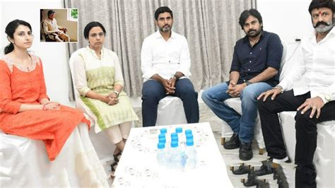 Pawan Kalyan Met Nara Bhuvaneswari And Brahmani Bala Krishna Nara