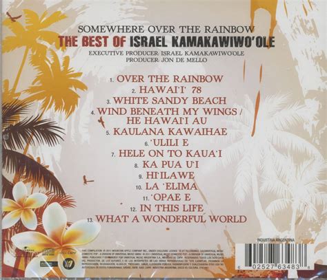 Israel Kamakawiwo'ole CD: Somewhere Over The Rainbow - The Best Of ...