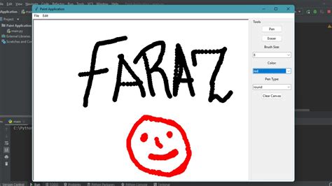 Create A Paint Application In Python Using Tkinter