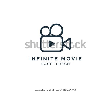 Cinema Movie Icon Logo Design Template Stock Vector Royalty Free