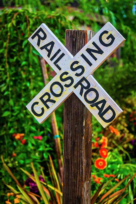 Vintage Railroad Crossing Sign