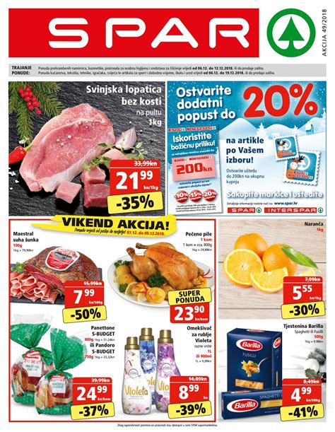 Spar Katalog Marketa Od 06 19 12 2018 By Catalog Hr Issuu