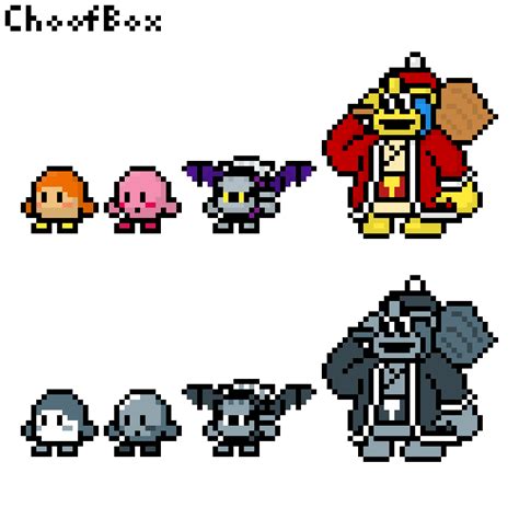 Pixilart - Kirby Characters by ChoofBox