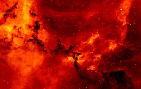 Wallpaper Cosmos, Nebula, Galaxy, Clouds, Red, Star, Space for mobile ...