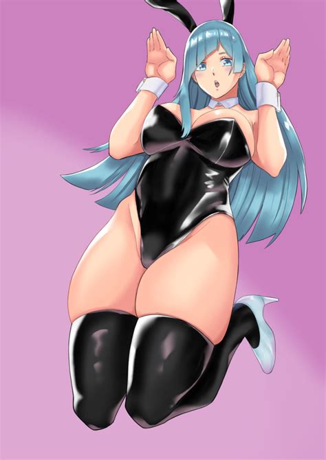 Rule 34 1girls 2021 Aqua Eyes Aqua Hair Bazz B5297 Big Breasts Black