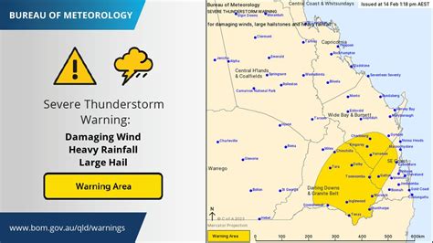 Bureau Of Meteorology Queensland On Twitter Severe Thunderstorm