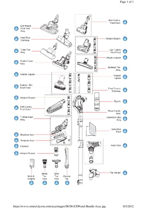 Pièces détachées Aspirateur DYSON DC08 STANDARD 04460 02 Spareka